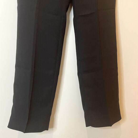J.Crew Factory Crepe Straight Leg Cropped Pant Office RTO Date CG401 Black T4 - Picture 6 of 14